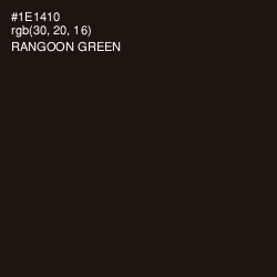 #1E1410 - Rangoon Green Color Image